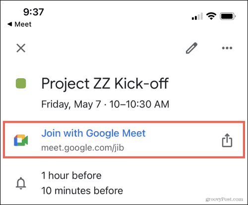 Σύνδεσμος Google Meet