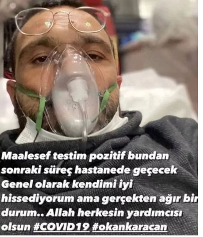 Υπάρχουν νέα από τον Okan Karacan, ο οποίος έπιασε τον κοροναϊό! Με δάκρυα στο νοσοκομείο ...