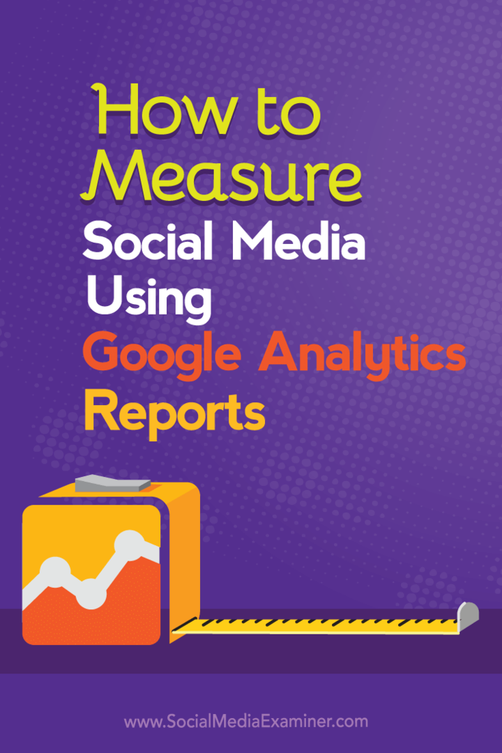 μετρήστε τον αντίκτυπο του κοινωνικού μάρκετινγκ με το google analytics