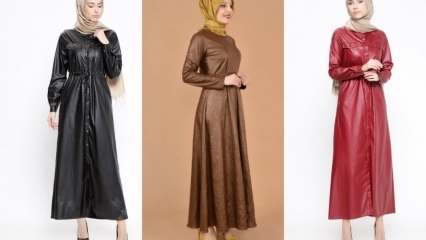 Μοντέλα δερμάτινων ενδυμάτων σε ρούχα hijab