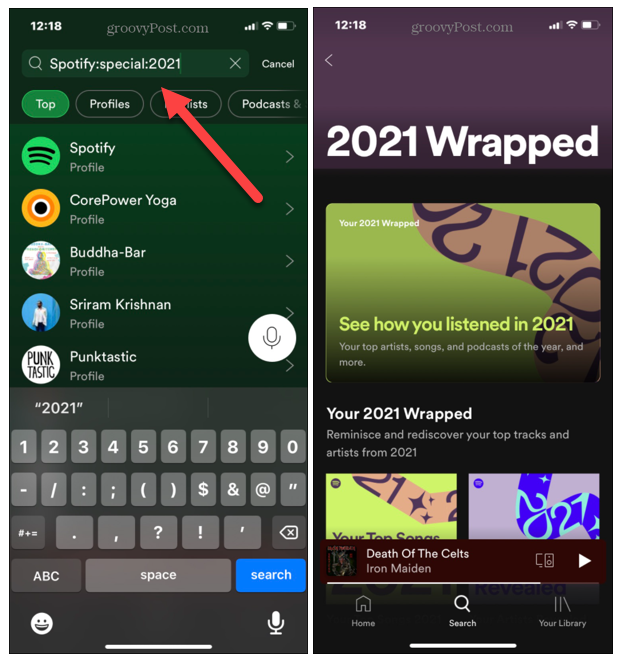 Αναζήτηση στο Spotify Wrapped