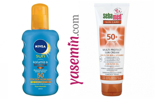 NIVEA Sun Sunscreen και Bronzer Spray & SEBAMED Sun Cream F50 + 75ml
