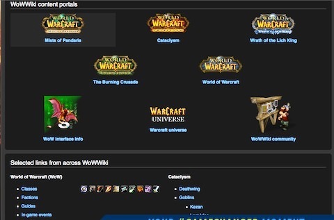 wiki του κόσμου του warcraft