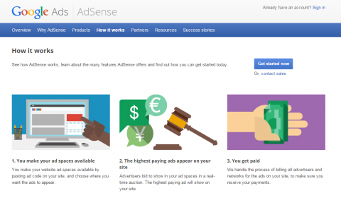 Το Google AdSense μπορεί να σας δώσει μια ιδέα για το τι αξίζει κάθε τοποθέτηση στον ιστότοπό σας. 