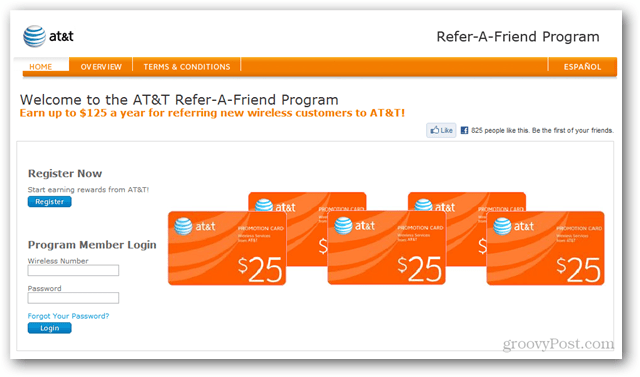 Πρόγραμμα AT & T Refer-A-Friend