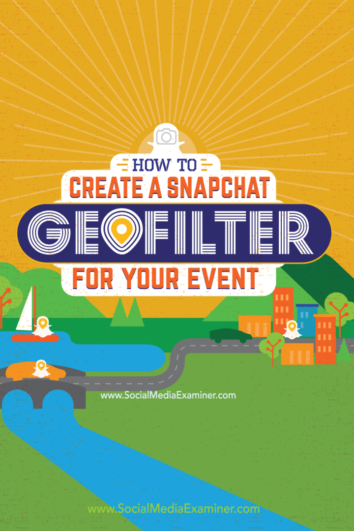 πώς να δημιουργήσετε ένα geofilter snapchat