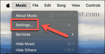 apple ρυθμίσεις μουσικής mac