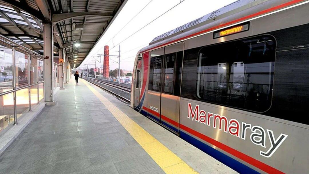 Λεπτομέρειες για τους χρόνους των ταξιδιών στο Marmaray