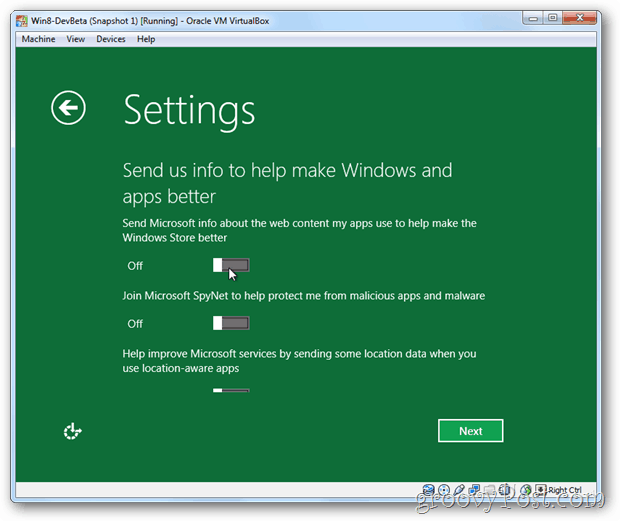 Πώς να εγκαταστήσετε τα Windows 8 στο Virtualbox