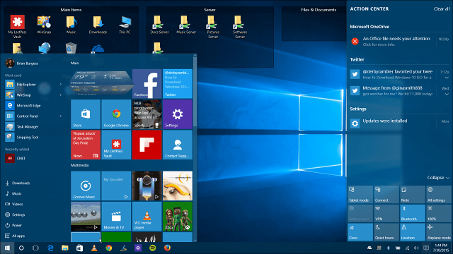 Τρόπος δημιουργίας αντιγράφων ασφαλείας της διάταξης μενού "Έναρξη" των Windows 10
