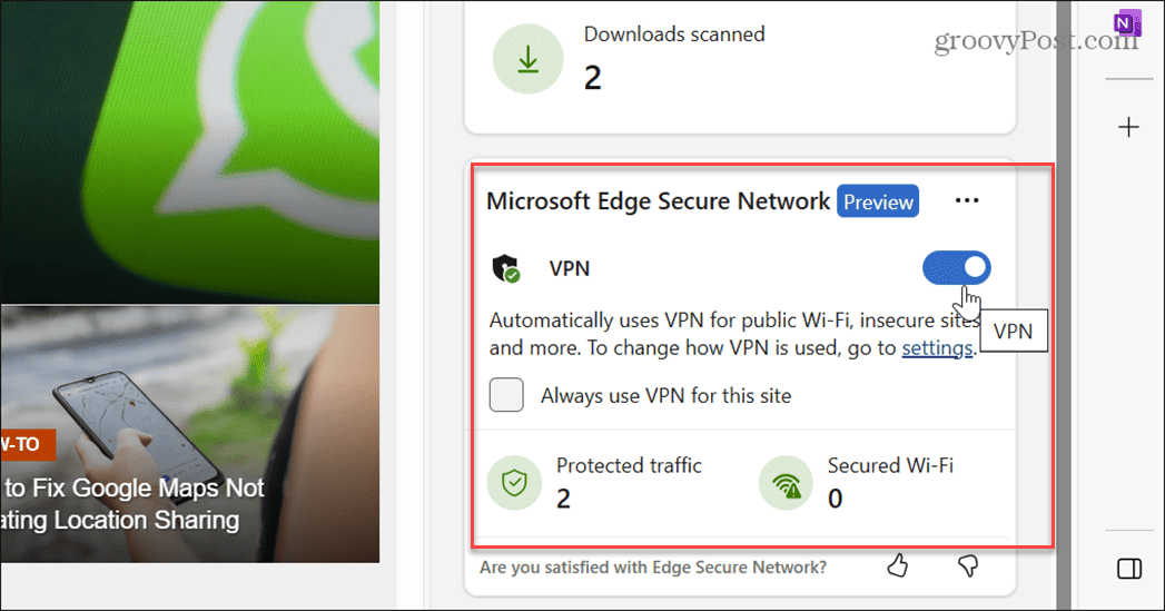 Χρησιμοποιήστε το Microsoft Edge VPN