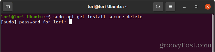 Εγκαταστήστε την ασφαλή διαγραφή στο Linux