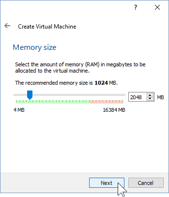 03 Καθορισμός μεγέθους RAM (Εγκατάσταση των Windows 10)