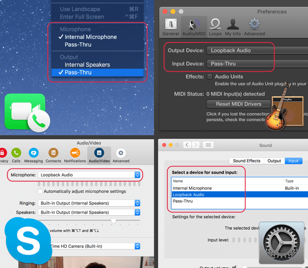 Το Loopback επιτρέπει στους χρήστες Mac να δρομολογούν τον ήχο από το Zoom ή το Skype στο OBS Studio για να τραβήξουν τον ήχο ενός συν-κεντρικού υπολογιστή.