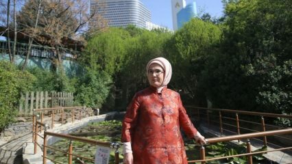 Πρώτη Κυρία Nezahat Gökyiğit στο Βοτανικό Κήπο!