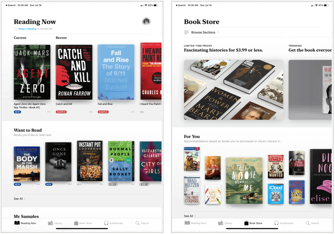 Βιβλία Apple στο iPad