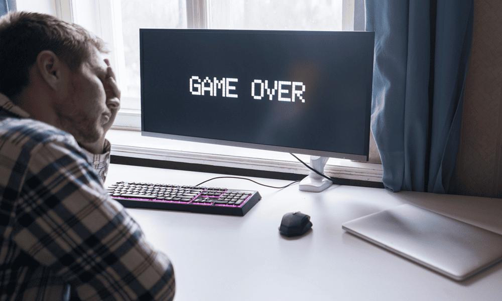 Παρουσιάστηκε απογοήτευση σε σφάλματα παιχνιδιών υπολογιστή