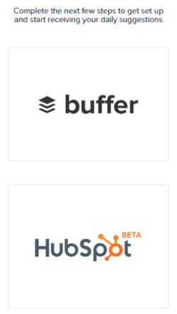 Το Quuu ενσωματώνεται τόσο με το Buffer όσο και με το HubSpot.