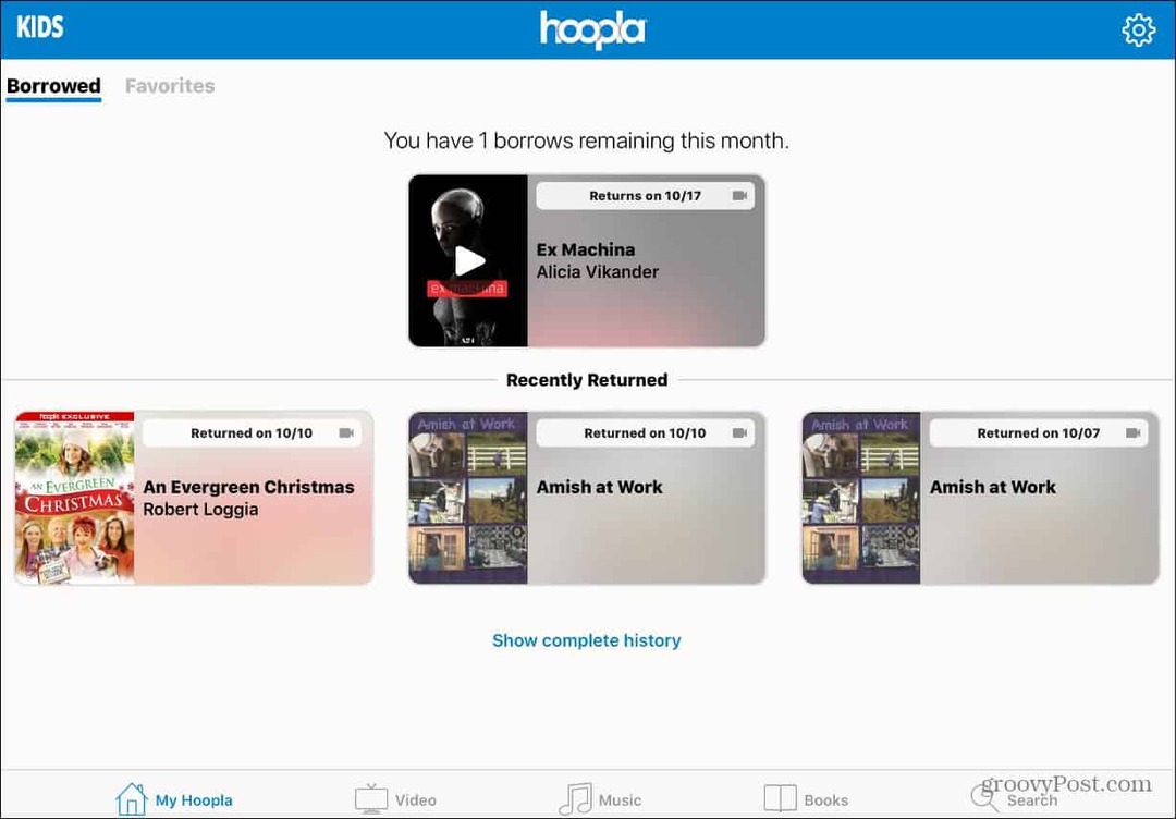 Stream Δωρεάν ταινίες και παρουσιάζει από τη βιβλιοθήκη σας με Hoopla