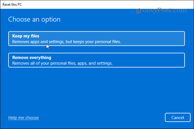 Windows 11 επιδιόρθωση διαχείρισης μνήμης κώδικα διακοπής
