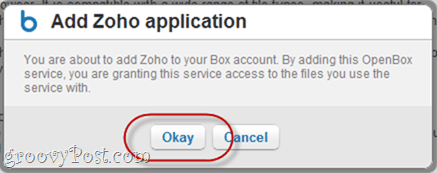 Συγχρονισμός του Zoho και Box.net
