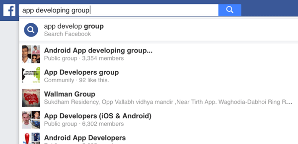 Το Facebook διαθέτει ομάδες για σχεδόν κάθε θέση.
