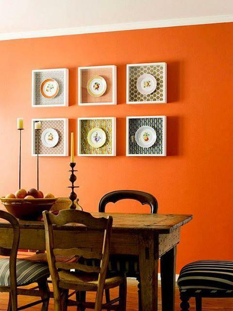 Χρήση πορτοκαλί χρώματος στη διακόσμηση του σπιτιού 
