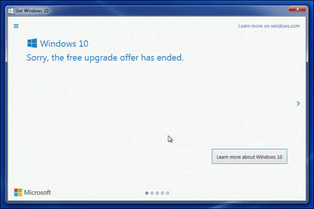 Η Microsoft Recommending Clients επικοινωνεί με την υποστήριξη για αναβαθμίσεις των Windows 10 που δεν ολοκληρώθηκαν από την προθεσμία