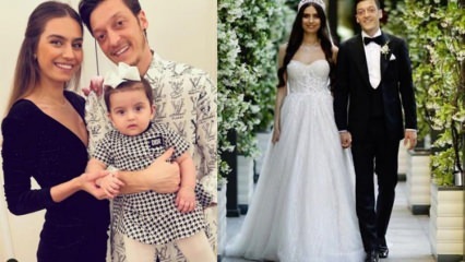 Η Amine Gülşe μοιράστηκε! Η φωτογραφία του Little Eda με τον πατέρα του Mesut Özil ...