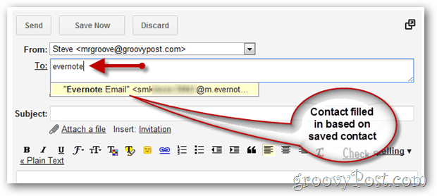 Πώς να χρησιμοποιήσετε το ηλεκτρονικό ταχυδρομείο για να στείλετε πληροφορίες στο φορητό σας Evernote