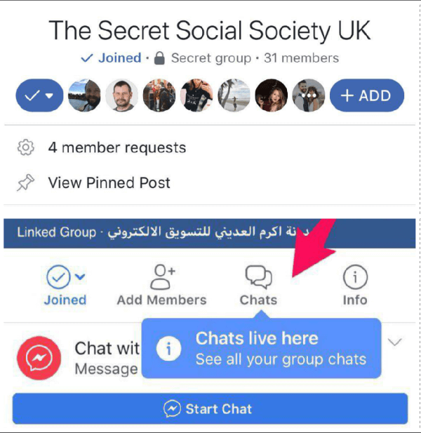 Το Facebook ενδέχεται επίσης να κυκλοφορεί ένα κουμπί για να προσθέσετε γρήγορα φίλους και μια σειρά από νέες δυνατότητες συνομιλίας στις Ομάδες.