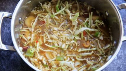 Πώς να φτιάξετε σούπα λάχανου καύσης λίπους; Διατροφή 3 ημερών σούπα λάχανο αδυνάτισμα!