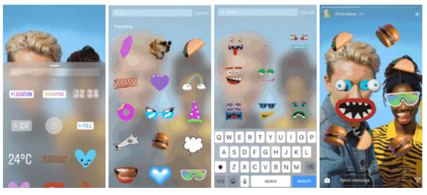 Οι χρήστες του Instagram μπορούν πλέον να προσθέσουν αυτοκόλλητα GIF σε οποιαδήποτε φωτογραφία ή βίντεο στις Ιστορίες τους στο Instagram.
