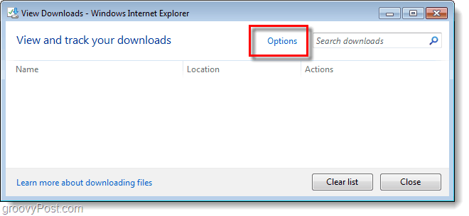 Πώς να αλλάξετε τον προεπιλεγμένο φάκελο "Λήψη φακέλου Internet Explorer 9"