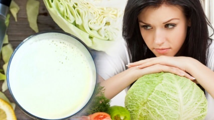 Πώς να προετοιμάσετε χυμό λάχανου για αδυνάτισμα; Μήπως το λευκό λάχανο αποδυναμώνει το νερό; Διατροφή λάχανου