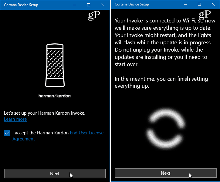 Εφαρμογή εγκατάστασης συσκευής Cortana Windows 10