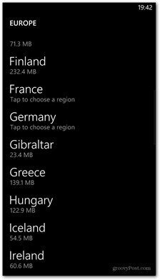 Το Windows Phone 8 αντιστοιχεί στις διαθέσιμες χώρες
