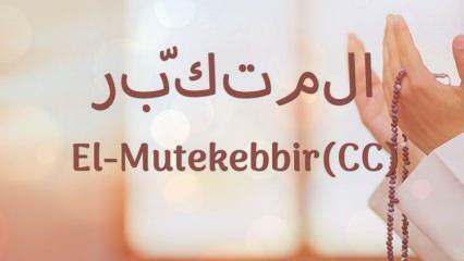 Τι σημαίνει al-Mutakabbir; Αλ Μουτακαμπίρ
