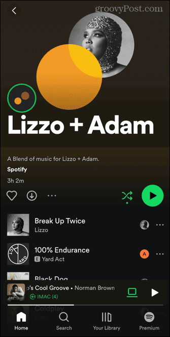 spotify μείγμα καλλιτεχνών