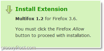 εγκαταστήστε τις επεκτάσεις του Firefox για multifox