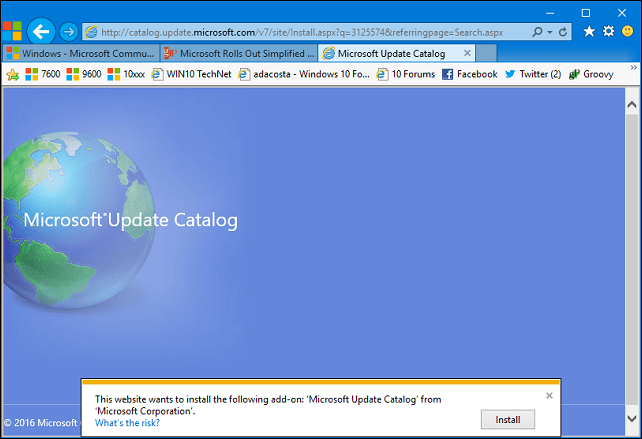 δημιουργία αντιγράφων ασφαλείας του Windows Update 1