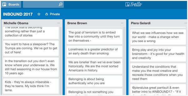 ζωντανές σημειώσεις blogging με trello