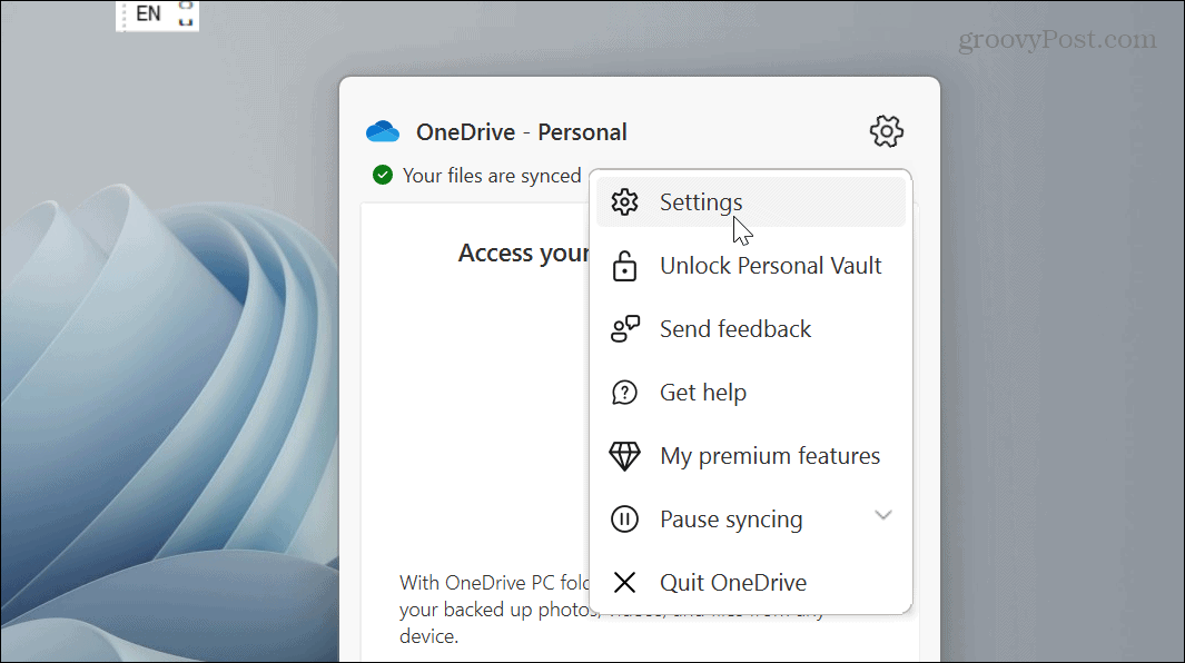 Απενεργοποιήστε το OneDrive στα Windows 11