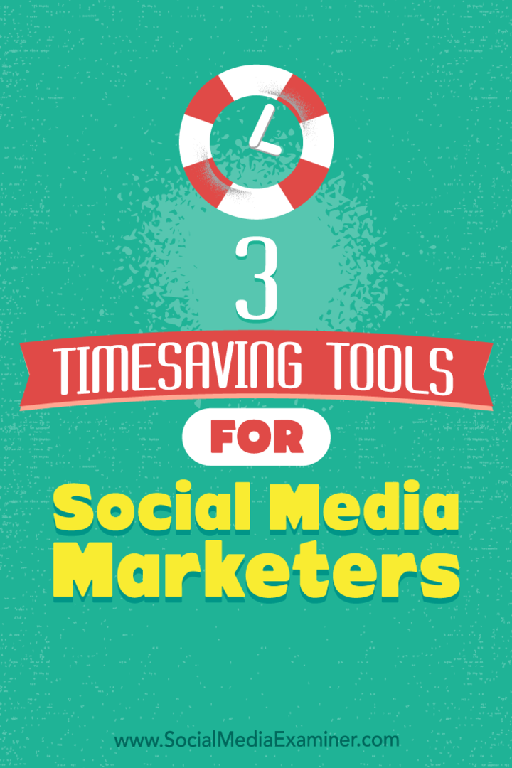 3 Εργαλεία εξοικονόμησης χρόνου για εμπόρους κοινωνικών μέσων: Εξεταστής κοινωνικών μέσων