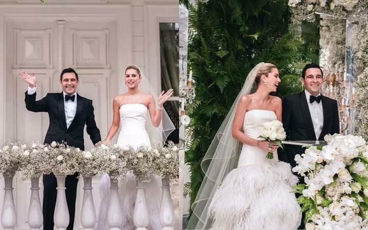 Φωτογραφίες από τον γάμο του ζευγαριού Hacı και Nazlı Sabancı