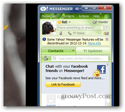 Yahoo! Απενεργοποίηση του Messenger Windows Live διαλειτουργικότητα, δημόσιες συνομιλίες και πολλά άλλα