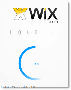 ο wix flash web site eidtor μπορεί να πάρει μια στιγμή για να φορτώσει
