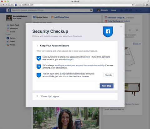 Το Facebook δοκιμάζει μια νέα δυνατότητα ελέγχου ασφαλείας