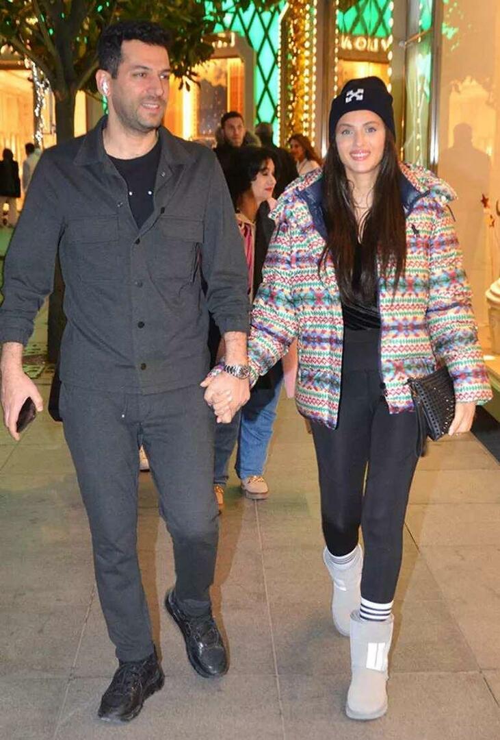Ο Murat Yıldırım και η σύζυγός του İman Elbani