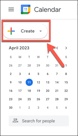 δημιουργία ημερολογίου google